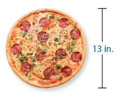 Find the circumference of the pizza. Round your answer to the nearest hundredth.