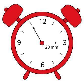 The length of the minute hand is 200% of the length of the hour hand.

In 1 hour, how much farther