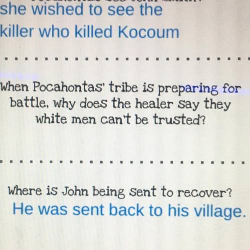 When Pocahontas' tribe is preparing for

battle, why does the healer Say they
white men cant be tr