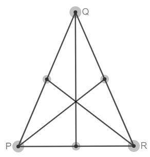 Sosceles triangle PQR is shown in the diagram.

Isosceles triangle PQR is shown in the diagram.
Wh
