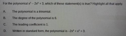 Is this polynomial a trinomial?​