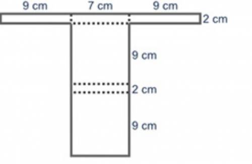 Which net matches the solid figure shown below?

A rectangular prism with height of 9 centimeters,