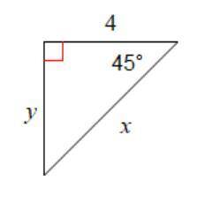 Find the missing side of each triangle. Leave your answers in simplest radical form