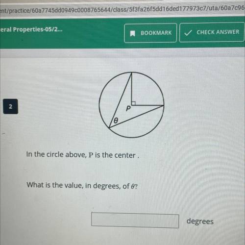 What is the value in degrees of 0?