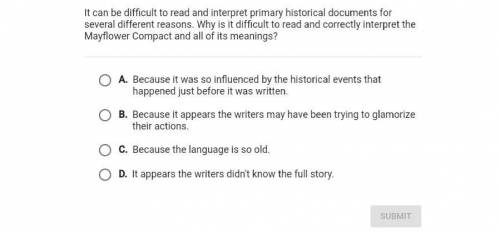 It can be difficult to read and interpret primary historical documents for several different reason