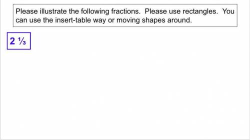 Please illustrate the following fractions.