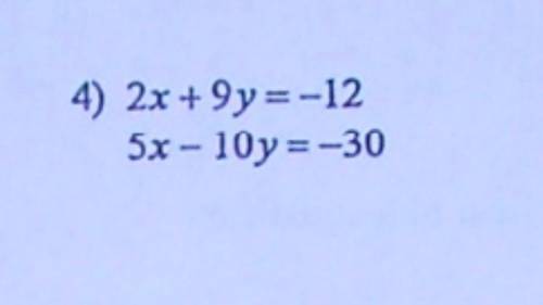 Solve by elimination! Pls add a step-by-step process so I can apply it to other questions