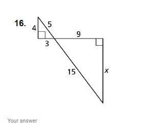 Find the value of x that makes the triangles similar??