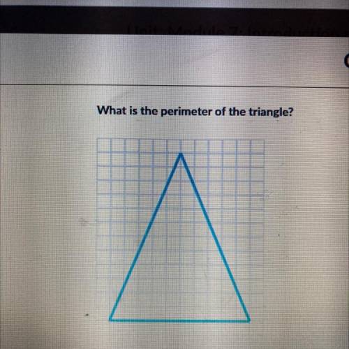 What’s the perimeter of the triangle