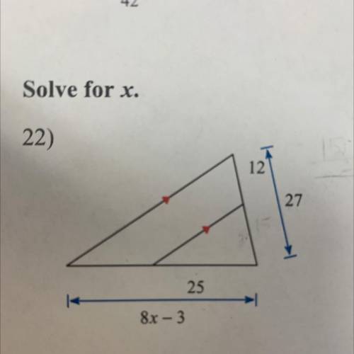 Solve for x…. Transversals