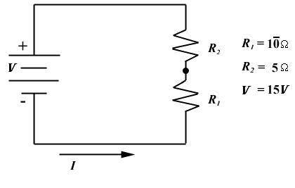 Calculate the total power developed in the circuit.
P = 
watts