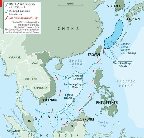 What ocean borders China to the east?
PLSS ITS FOR TODA