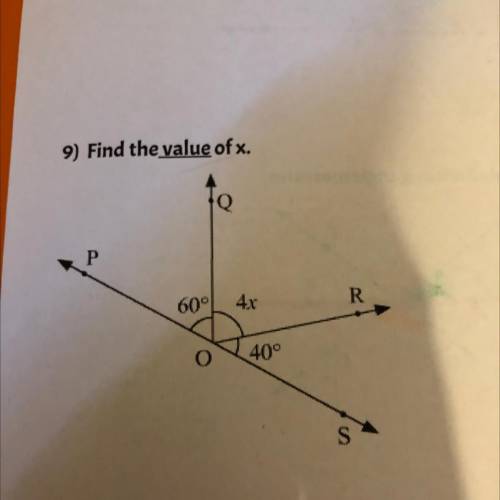 Find the value of x | Please!