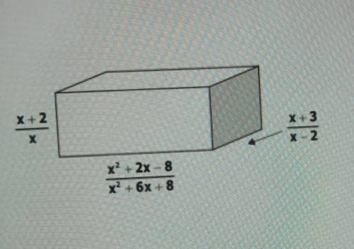 Help!!! Find the expression to represent the volume of the rectangular prism.​