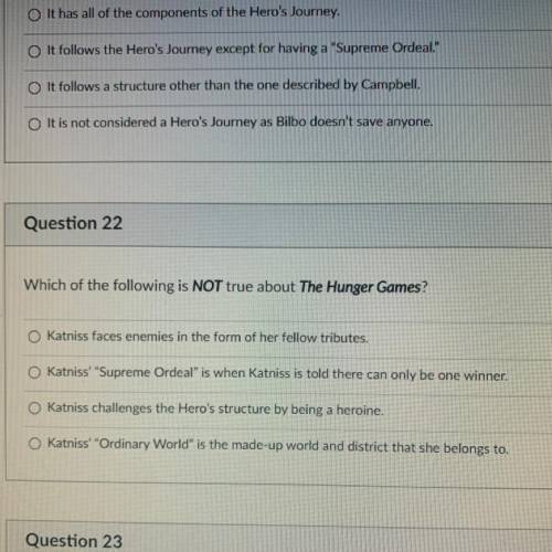 Which of the following is NOT true about The Hunger Games?