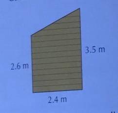 *DIAGRAM IN PICTURE*

The diagram shows the side wall of a shed. Calculate the length of the slopp