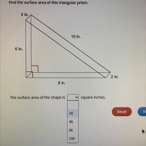 Find the surface area of the triangular prism￼