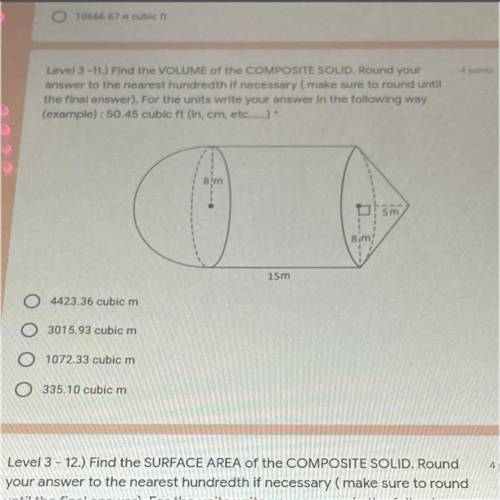 How do i find the volume of a composite solid