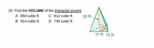 Please help me find volume for this pyramid I'm having trouble.