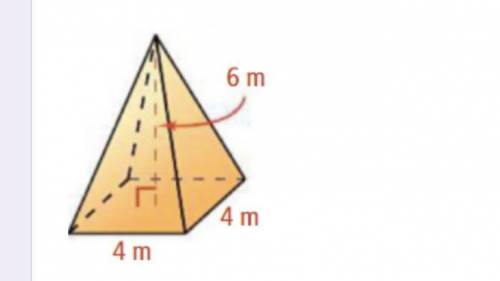 PLEASE HELP, MARKING BRAINLIEST!!!
What is the lateral area of the pyramid?
