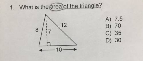 What Is The Area Of The Triangle?
