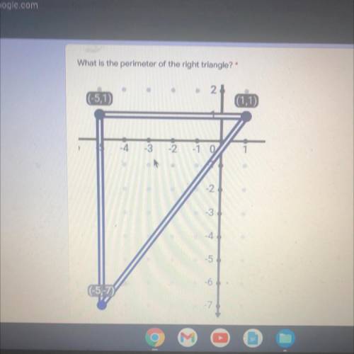 What is the perimeter of the right triangle please help￼