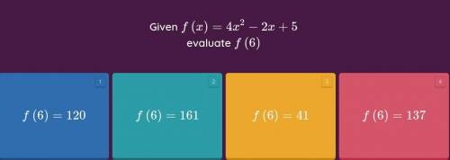 F(x)=4x^2-2x+5 
solve for x
pls asap