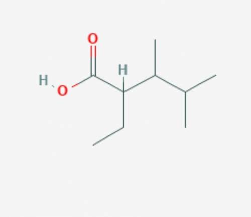 Can someone please help, 20 points 
Draw 3-ethyl-2,4-dimethyl octanoic acid