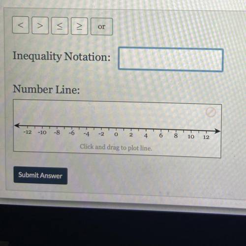 Solve for x and graph the solution on the number line
15 > 2x – 9 > -23