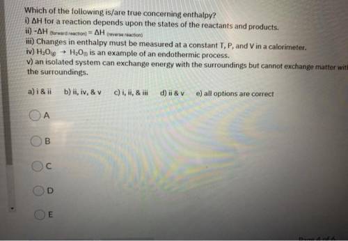 Which of the following is/are true concerning Enthalpy?