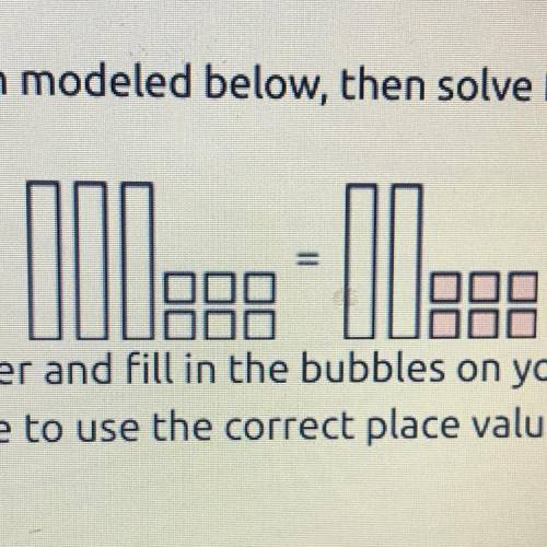 9. Write the equation modeled below, then solve for the variable.

Record your answer and fill in