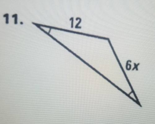 Hi! can someone help me find the value of x?​