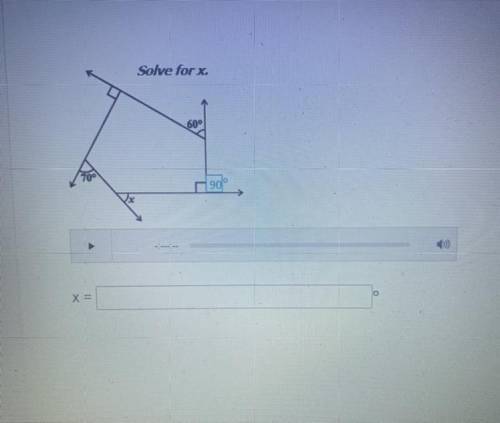 Solve for x.
Really need help