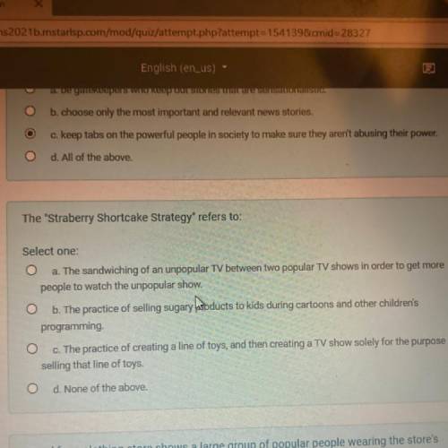 The Straberry Shortcake Strategy refers to