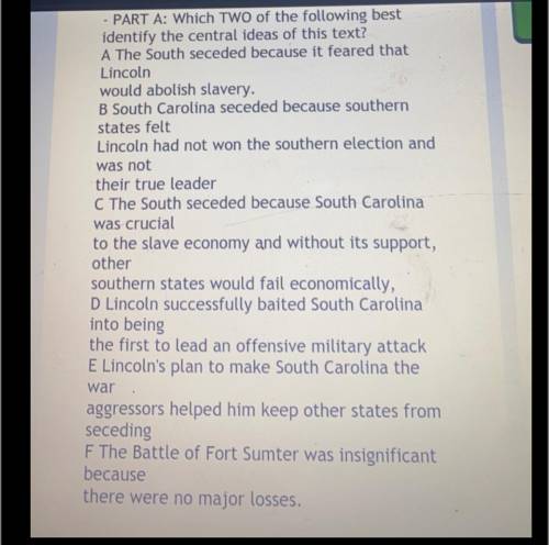 It is from the article called, “ The south secedes”