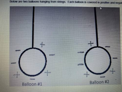 How would the balloons interaction with each other change if the balloons were brought closer toget