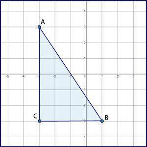 Triangle A″B″C″ is formed by a reflection over x = 1 and dilation by a scale factor of 2 from the o