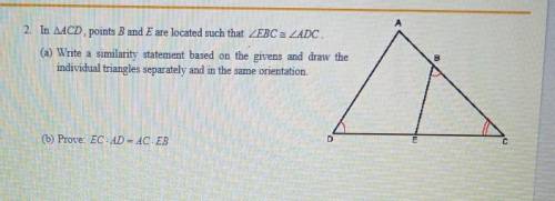 I will give Brainlist to the best answer. Please help me with my Geometry work.​

In Triangle ACD,