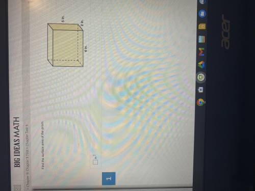 Find Surface Area of the prism 6 in 2 in 5 in