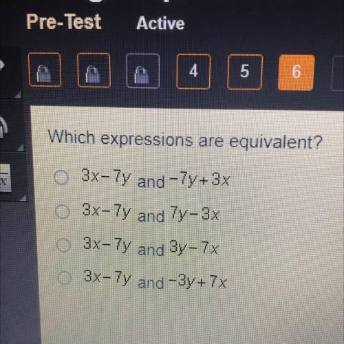 Wich expressions are equivalent?