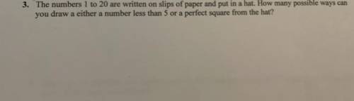 How do I complete this problem on counting methods?