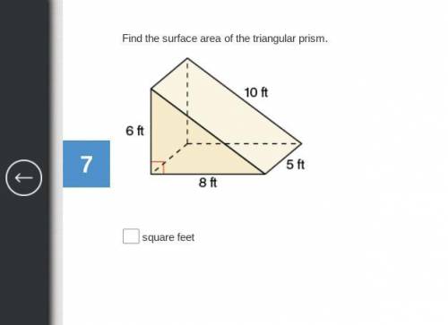 Find the surface area of the triangular prism.
NO LINKS OR FAKE ANSWERS