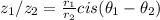 z_1/z_2=\frac{r_1}{r_2}cis(\theta_1-\theta_2)