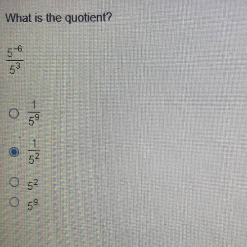 What is the quotient?