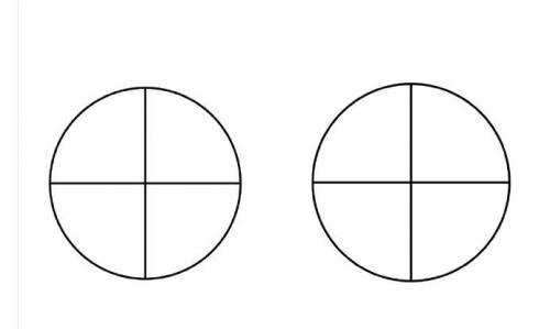 Draw TWO lines in each 90 degree angle, cutting each 90 into three equal angle
