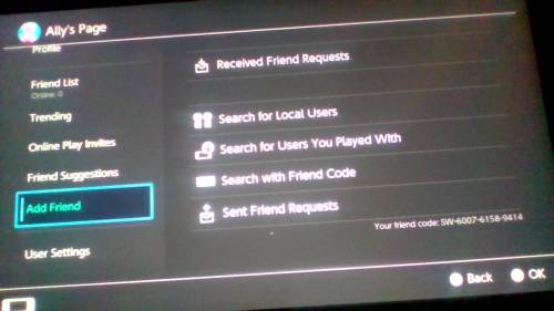 Anybody Have A Nintendo Switch? You Do Okay Add Me With A Friend Code