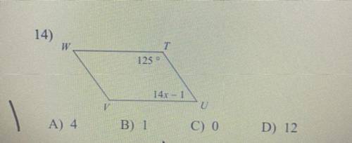 Solve for x. Each figure is a parallelogram. 
Help please and thank you...