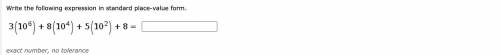 Write the following expression in standard place-value form.