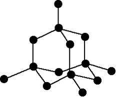 Draw the structure of diamons and carbon​