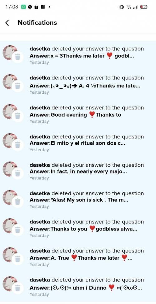 Why you deleting my answers ರ_ರ ರ_ರ​